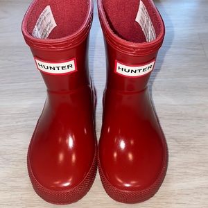 Red Hunter Boots